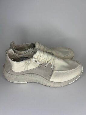 Holo Footwear Shoes Casual Sneakers Men Size 47.5 US 13 Beige Canvas Comfort